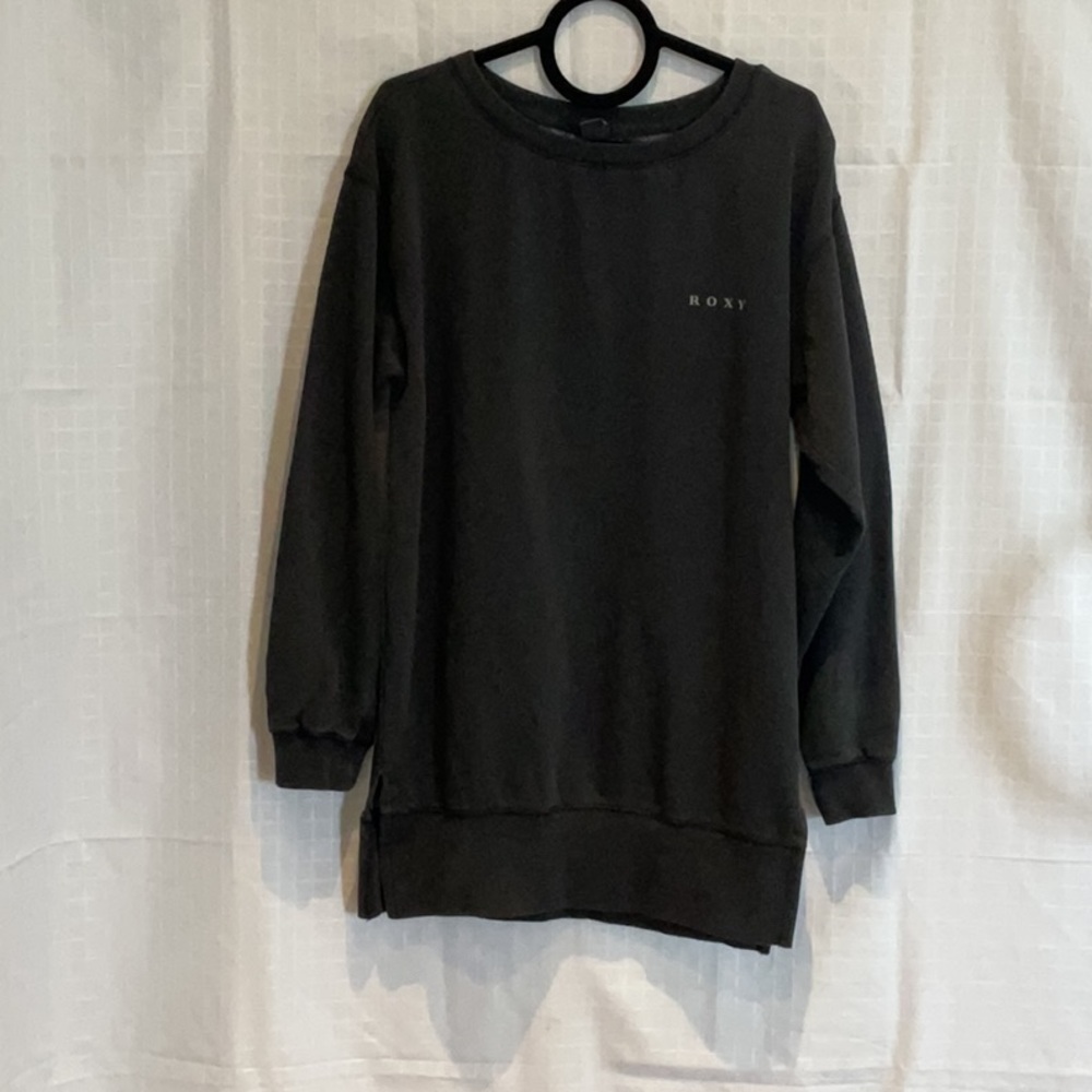 Roxy Oversized Sweatshirt Dress Tunic Vintage Wash